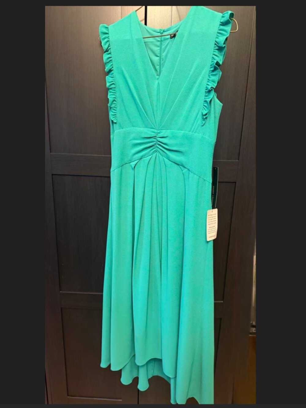 Green Maggy London Midi Dress (Size 6)